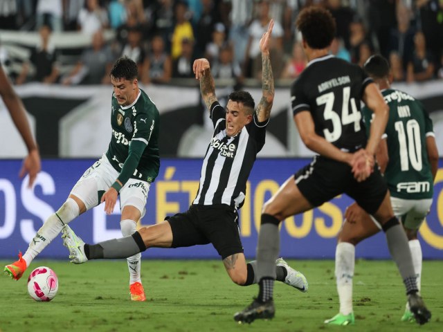 Botafogo recebe Palmeiras no primeiro jogo das oitavas da Libertadores