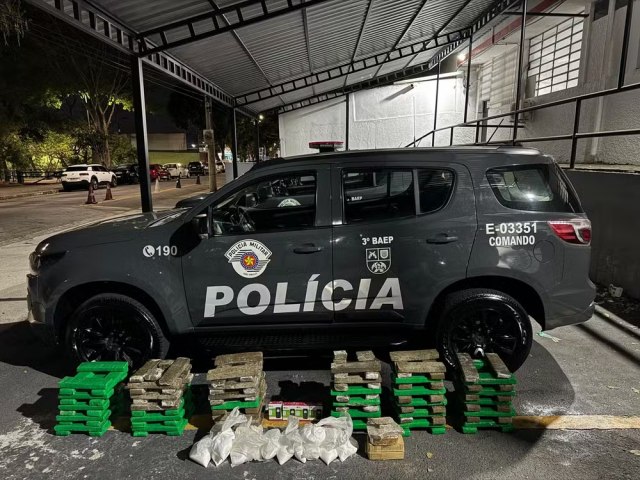 Homem  preso com mais de 130 kg de drogas em So Jos