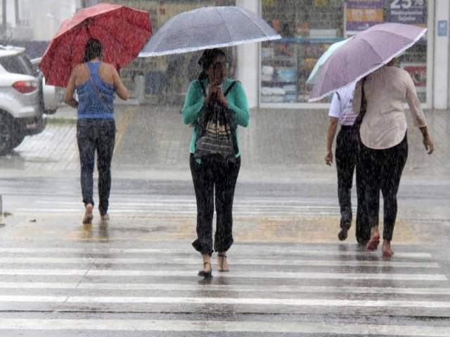 Defesa Civil alerta para chuva forte nos prximos dias