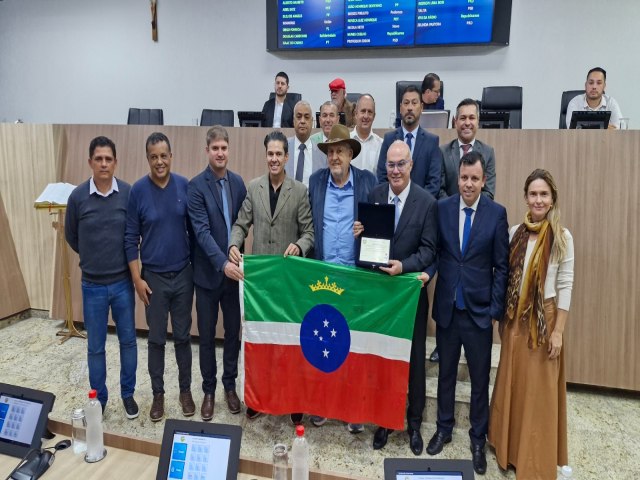 1� lugar em Qualidade de Vida: Pinda recebe homenagem da C�mara de Taubat�