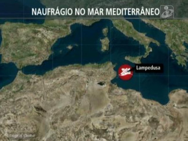 Barco que transportava cerca de 700 migrantes virou no Mediterrâneo