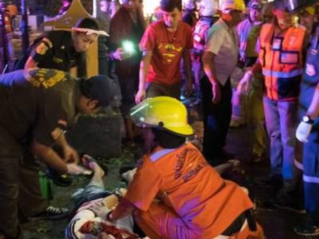 Explosão mortal balança a capital da Tailândia, Bangkok